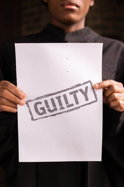 guilty verdict