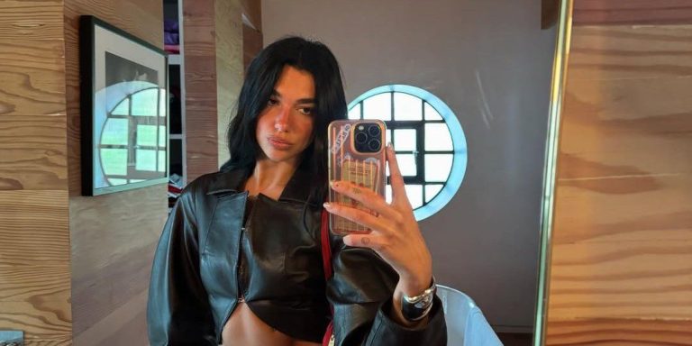 Dua Lipa's Dainty Floral Manicure Is the Cutest Summer Inspo